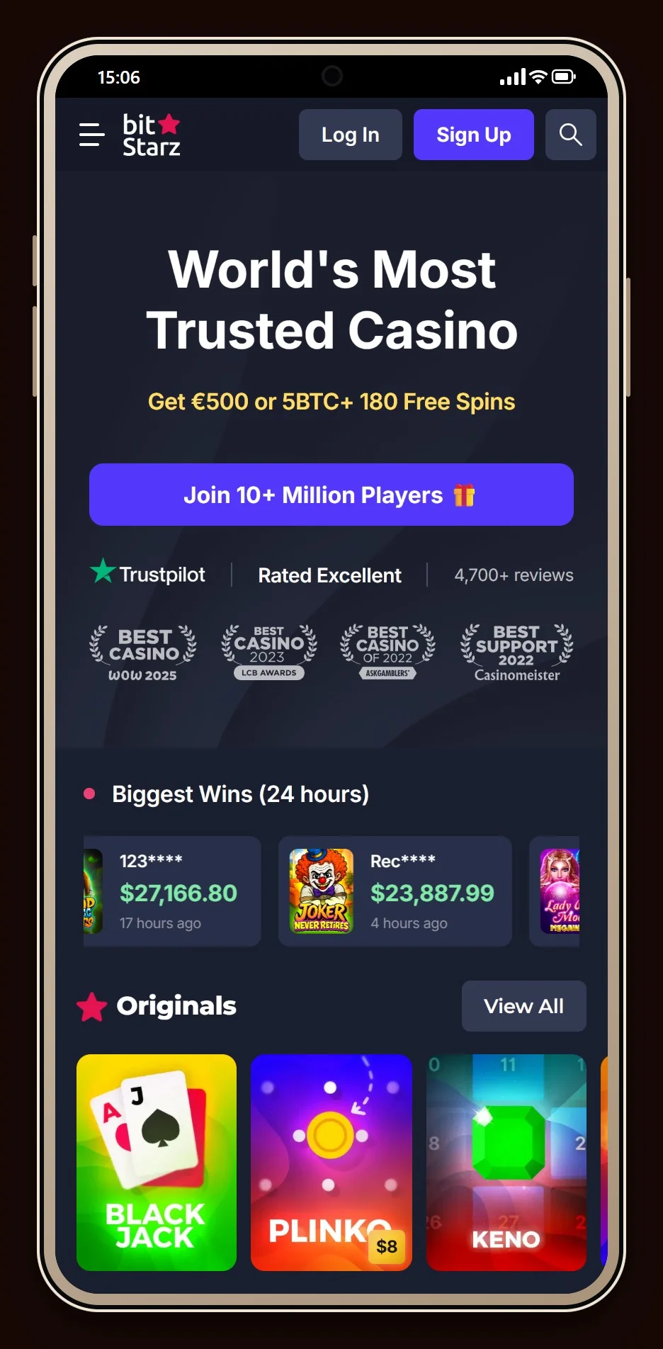 danske muchbetter casinoer: lobbyen hos BitStarz