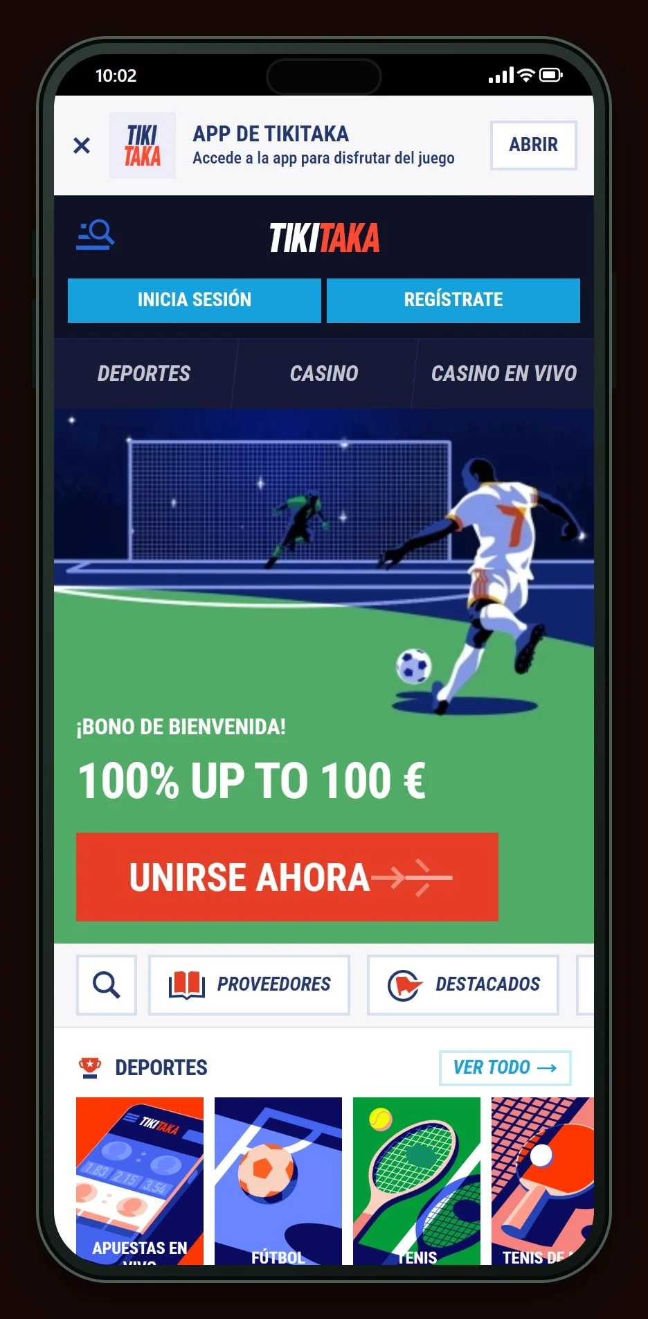 casinos con muchbetter: la portada de TikiTaka
