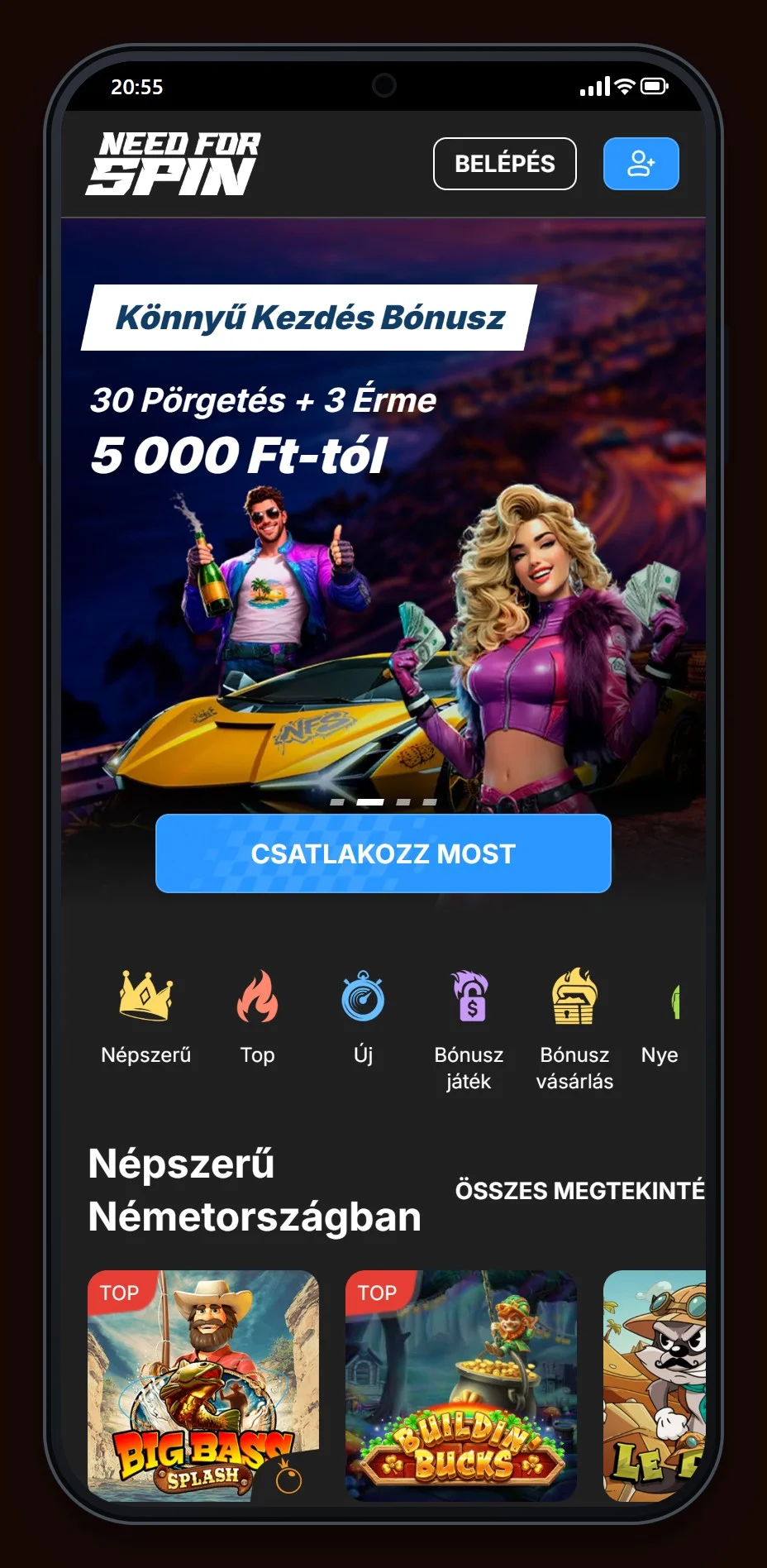 online fogadás MuchBetter: Need for Spin