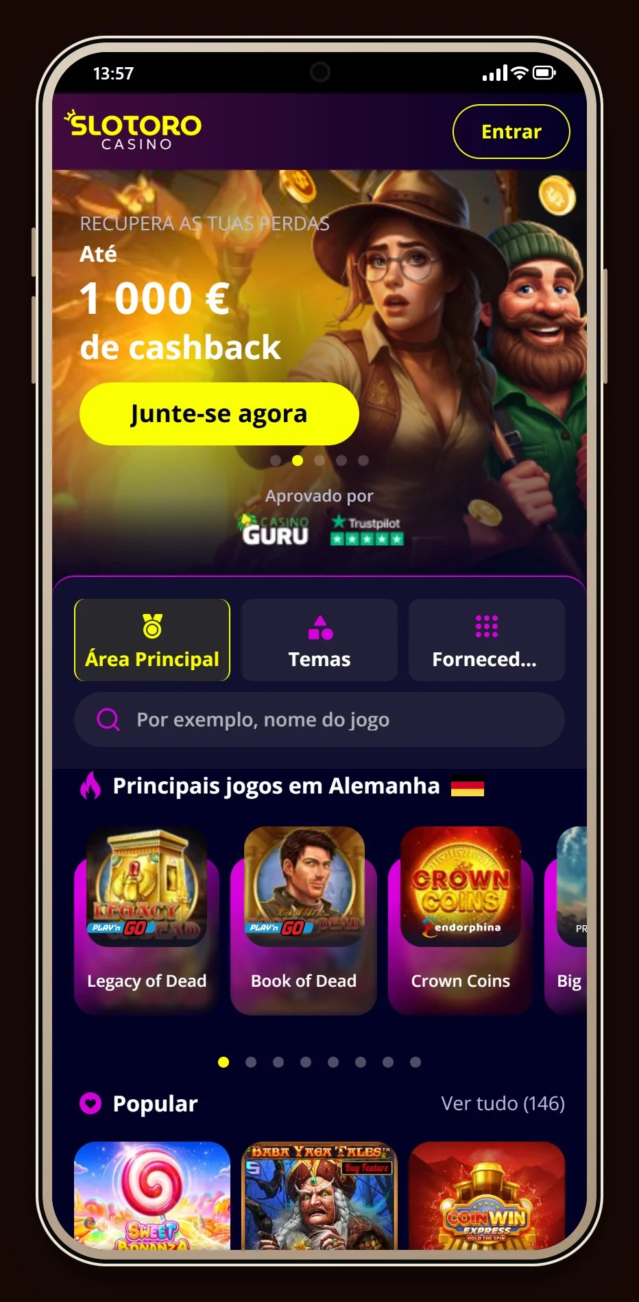 muchbetter casino: a página inicial do casino Slotoro